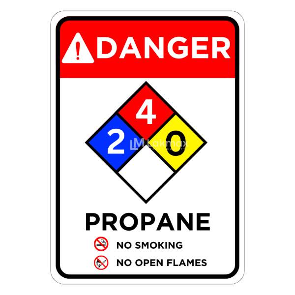 NFPA Propane Sign